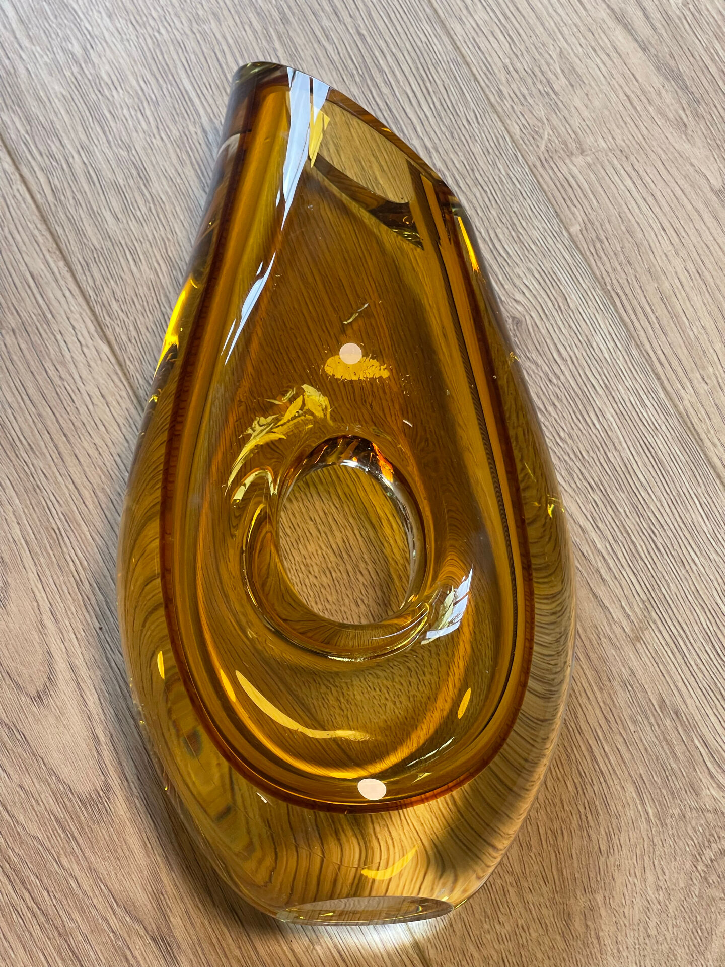 Sommerso vase from Murano