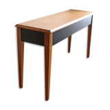 Console black and wood