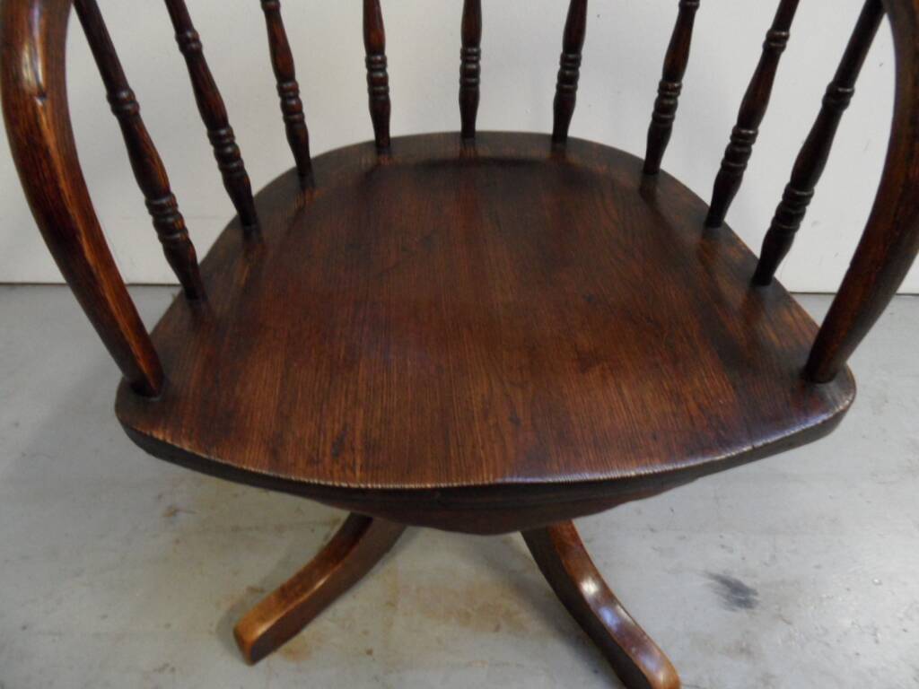 Antique swivel office chair