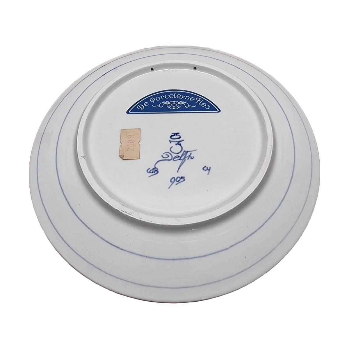 Dutch ceramic Wall Plate by De Porceleyne Fles From 1979