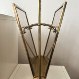 Gold-plated brass magazine rack Maison Baguès
