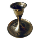 Bougeoir en laiton doré