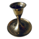 Golden brass candle holder