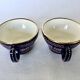 HB Quimper earthenware lunch pair