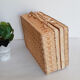 Rattan suitcase, wicker, vanity