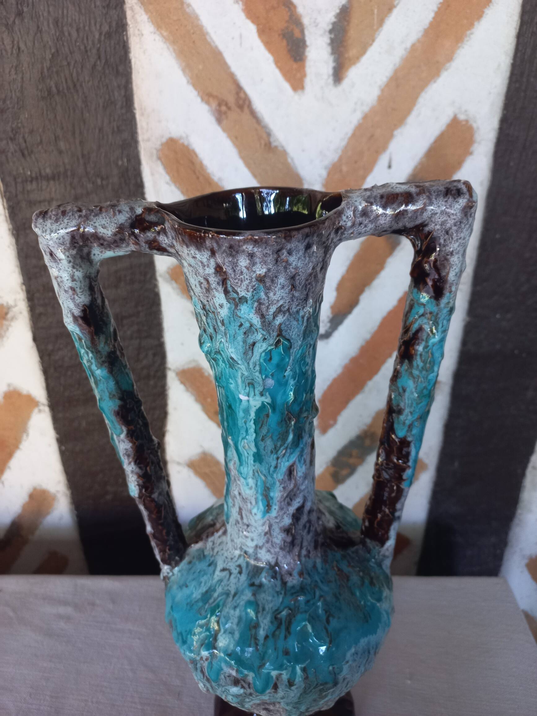 Large Vallauris amphora vase