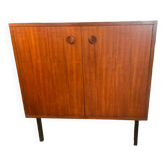Scandinavian teak furniture with 2 doors