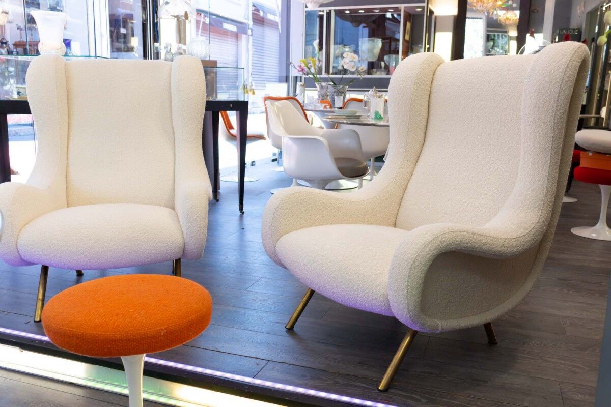 Pair of armchairs "Senior" by Marco Zanuso & Arflex