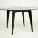 Rare mid-century round coffee table by Paolo Buffa, Italy, 1950s.