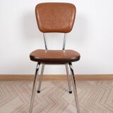 Vintage chrome chair, l'auvergnate brand