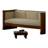 Self-supporting canapé "Karl Johan" from the early 20th century, modern Swedish style.