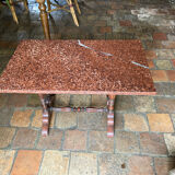Table basse marbre rose