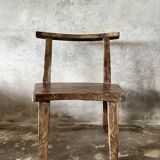 Grande chaise ou fauteuil en teck ancien H84 L60