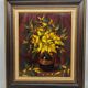 Nature morte au bouquet de mimosa de Florent Sichet