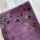Chinese Art Deco handmade antique carpet 67cm x 124cm) 1920s