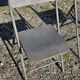 Industrial metal folding chair