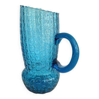 Carafe bleu texturée 1,3 Litres