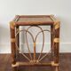 Rattan side table