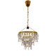 Vintage crystal chandelier Lustry Kamenický Šenov, Czechoslovakia 1970s