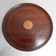 Table d'appoint ronde en acajou vintage