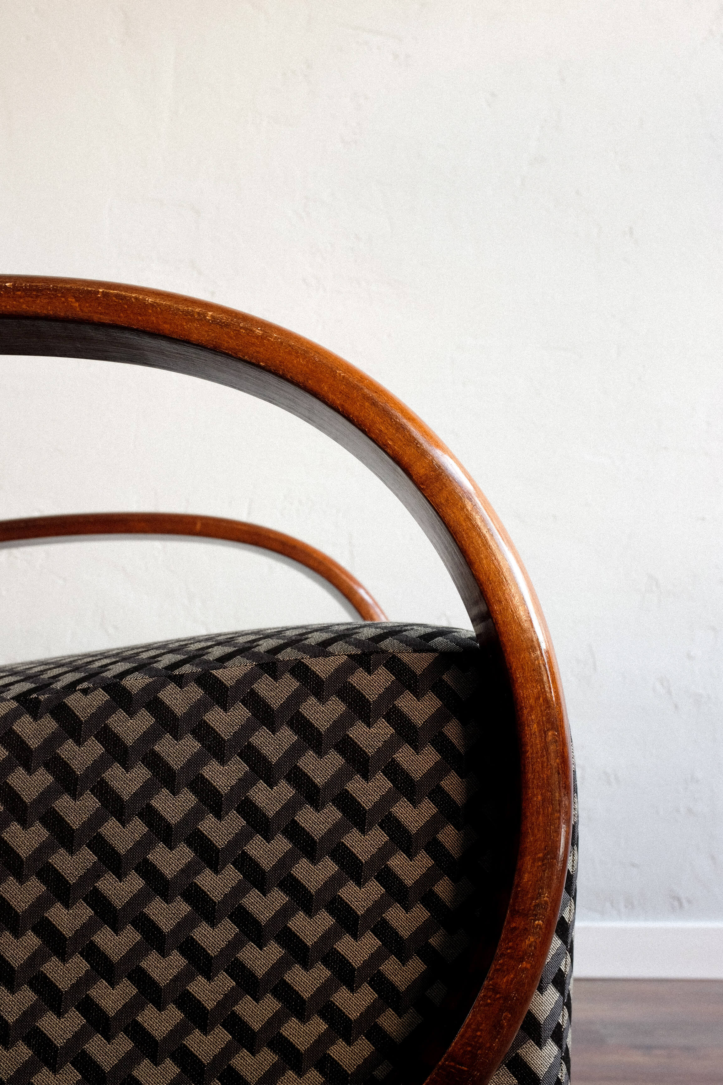 Vintage Czechoslovak Armchair by Jindřich Halabala, 1950s