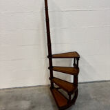 Spiral staircase of the Georgian library, 1950, England.