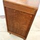 Commode vintage en chêne et poignées chrome – années 60