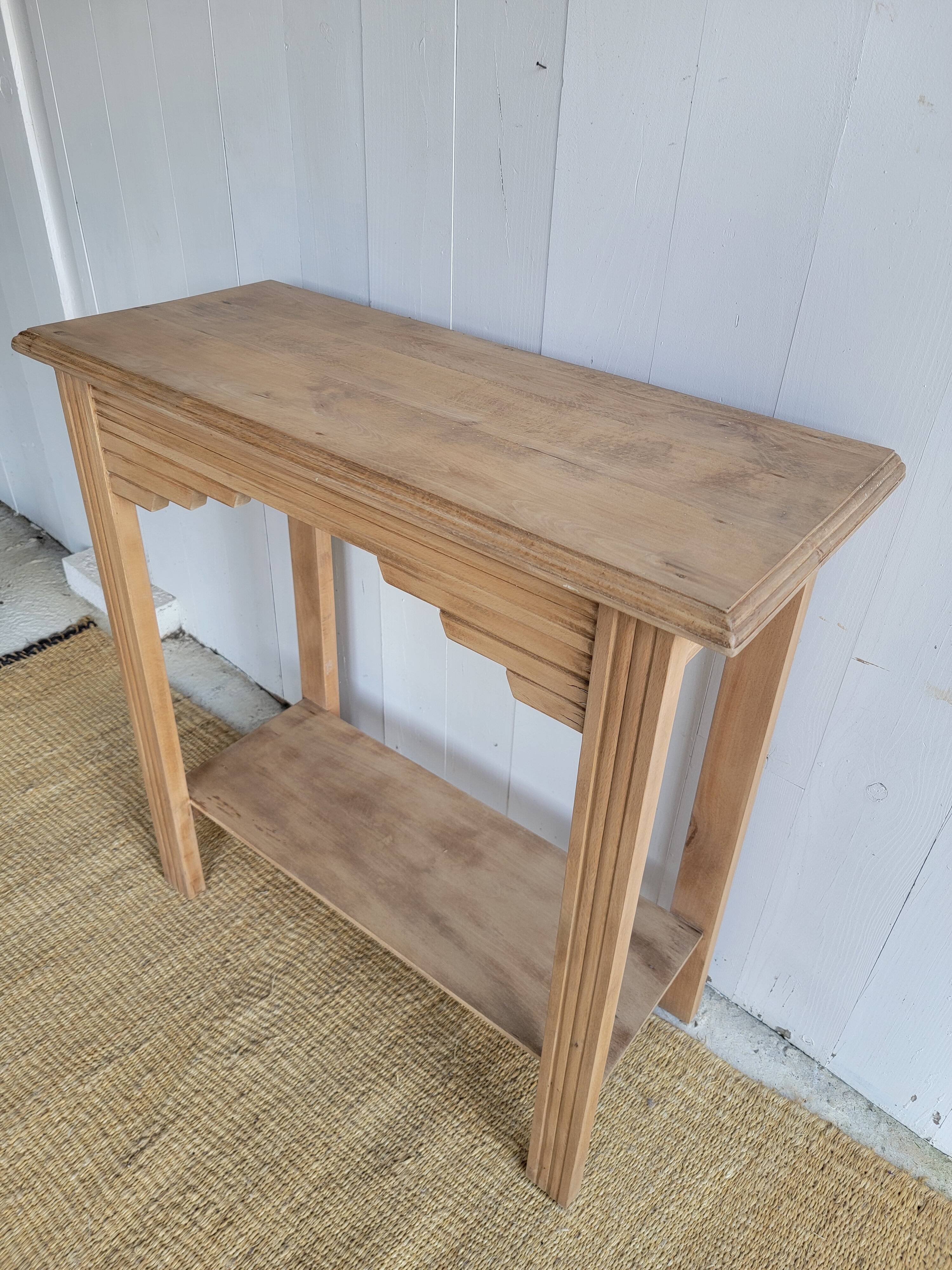 Old wooden console – Art Deco style