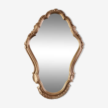Miroir bois doré 40x60cm