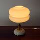 Space Age table lamp in metal and glass by Napako, Czechoslovakia, 1970s