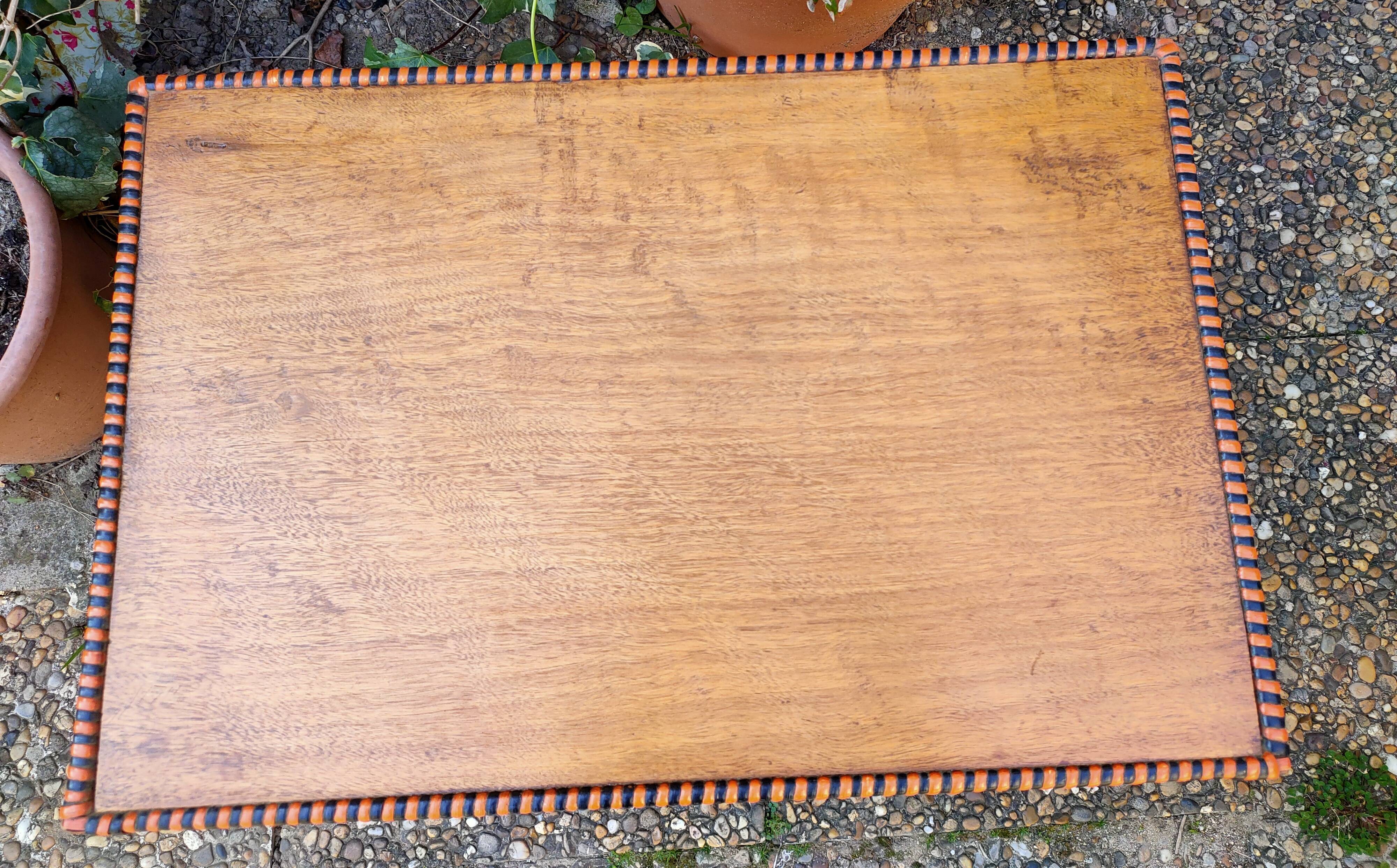 Vintage rattan coffee table