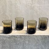 4 verres fumés années 70