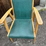 Set of 3 vintage 50s armchairs – Scandinavian design