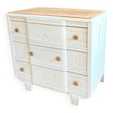 Art Deco chest of drawers with roasted sesame