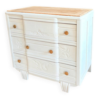 Art Deco chest of drawers with roasted sesame