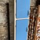 Hosie/wardrobe 2 doors in blue formica
