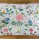Cushion in hand-embroidered hemp.