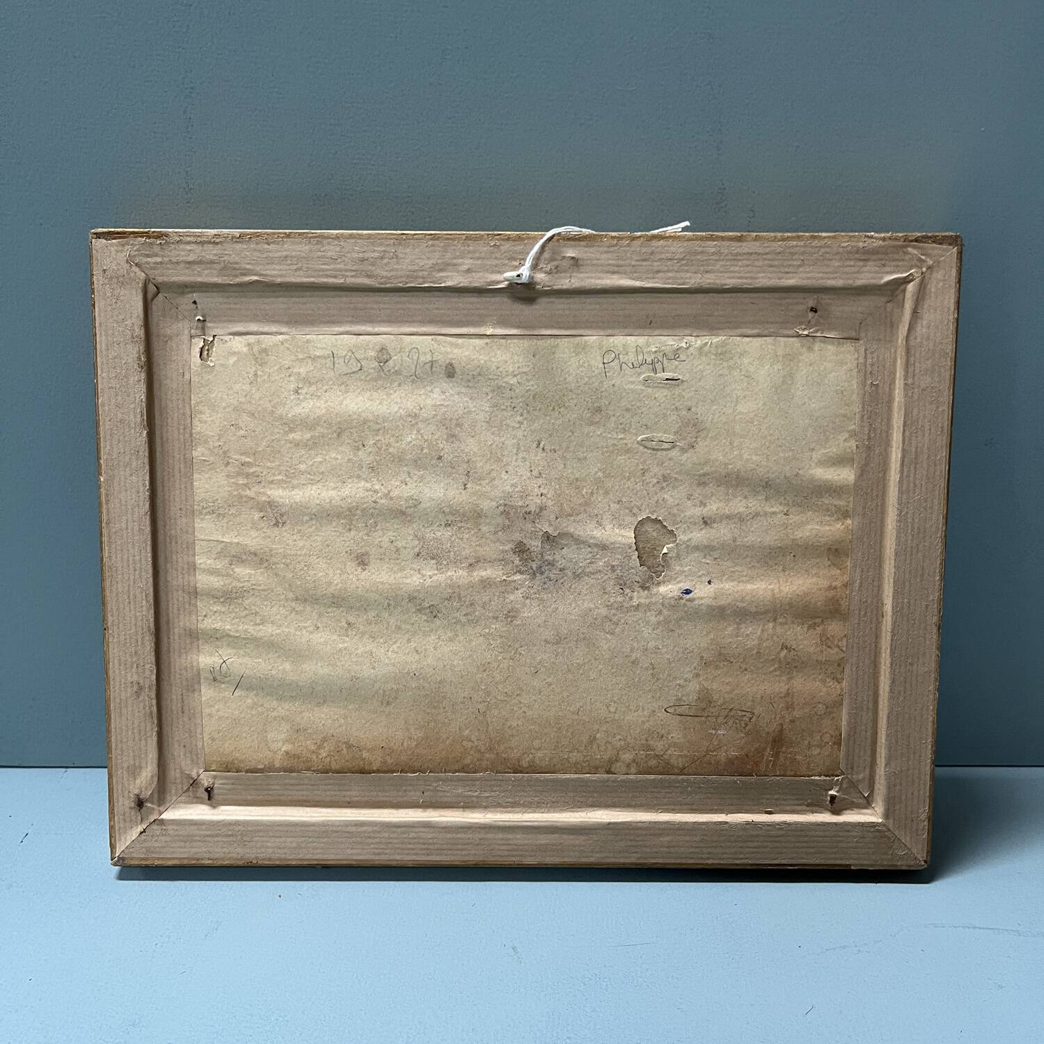 Tableau 1927 "The Hamlet" signed Paul Rue