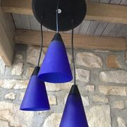 Suspension in frosted glass