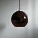 Suspension in speckled black opaline, Peill & Putzler, 1970s