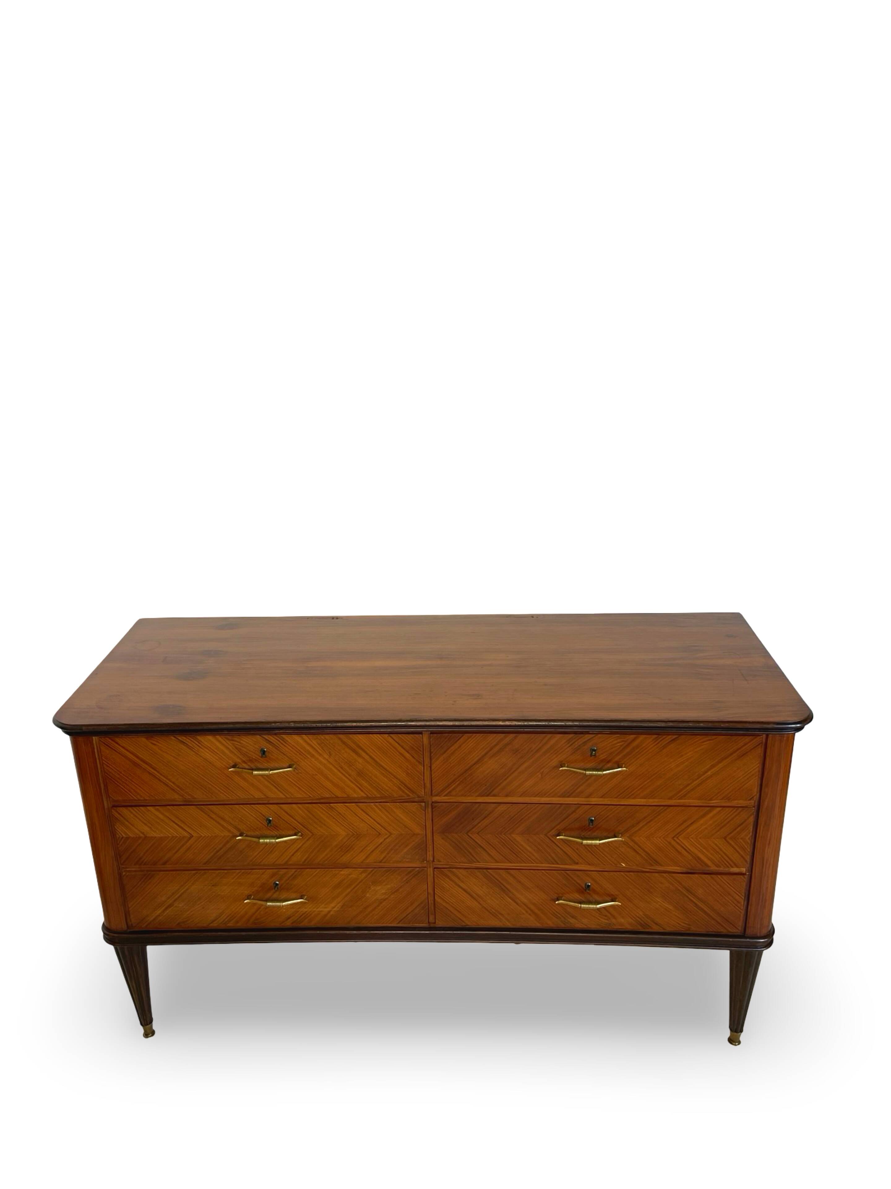 An Italian chest of drawers from the mid-20th century.