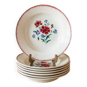 Assiettes anciennes sarreguemines