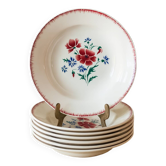 Assiettes anciennes Sarreguemines Prairial années 30