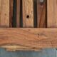 Rosewood and brass magazine stand table