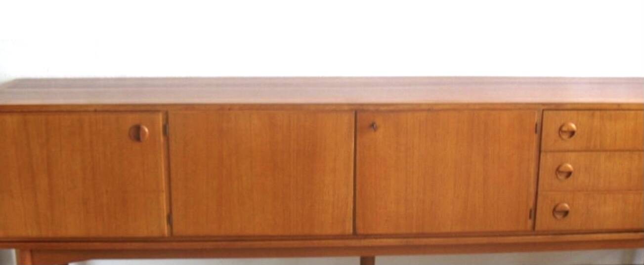 Vintage Scandinavian teak sideboard