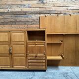 Huge piece of furniture by Guillerme and Chambron, 1950s
