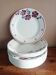 Set of 12 earthenware plates Salins, Nelly red