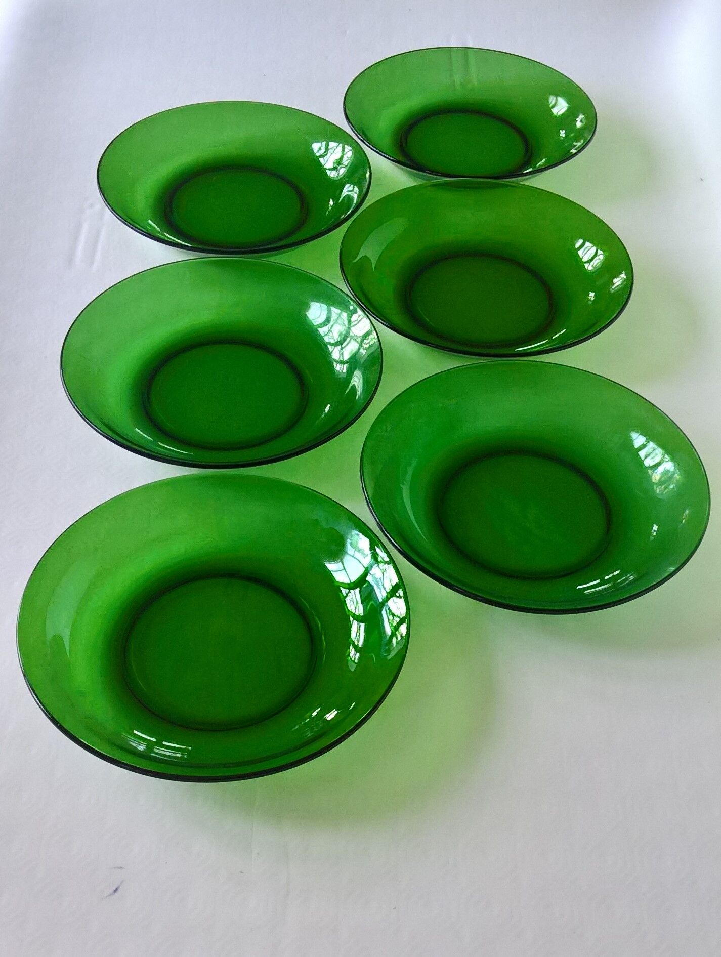 Lot of 6 hollow plates Vereco