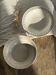 Lot d'un saladier et un plat circulaire frise marron vintage D28