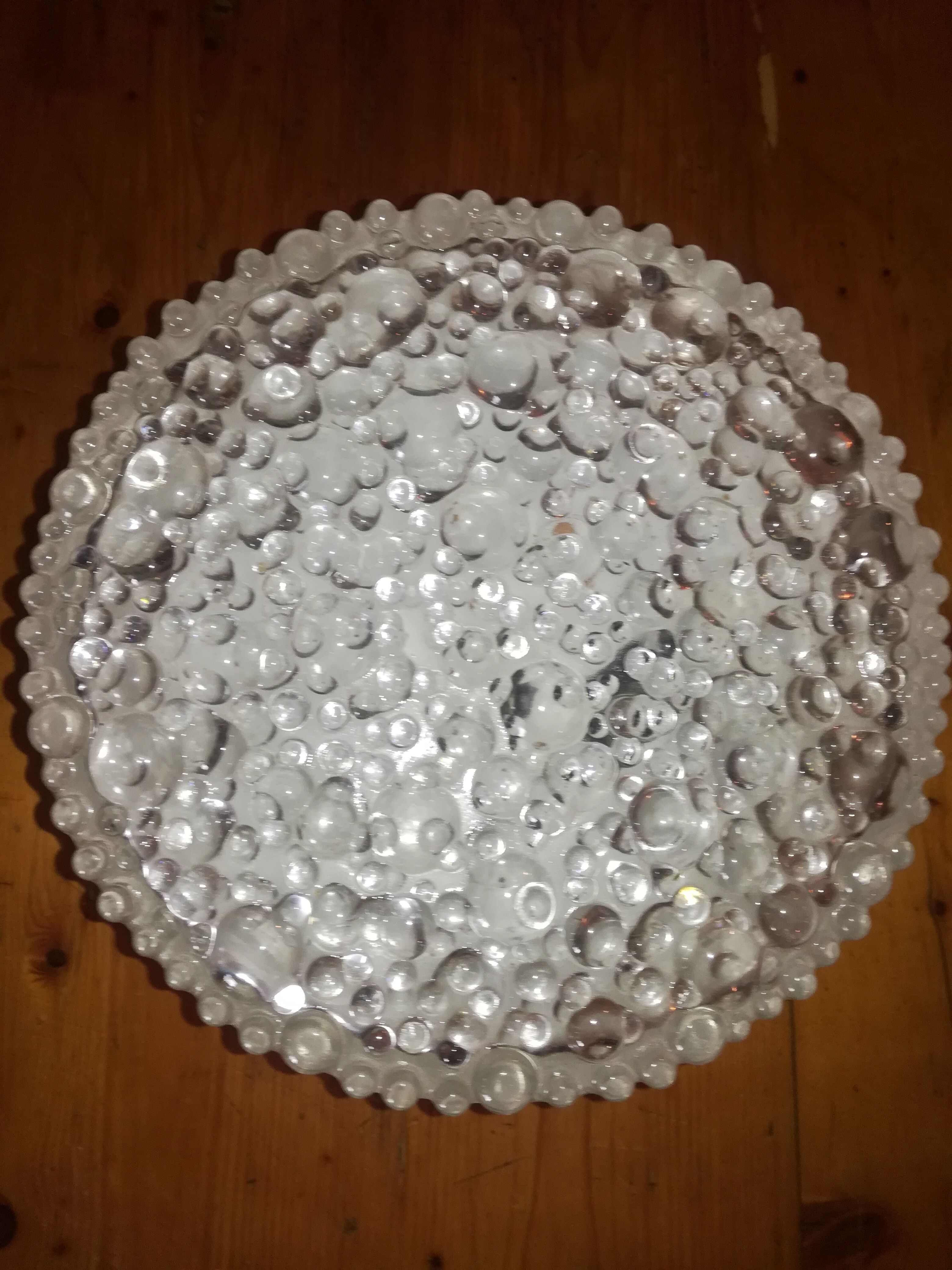 Two glass wall light